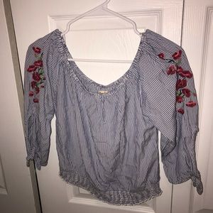 Hollister off the shoulder top